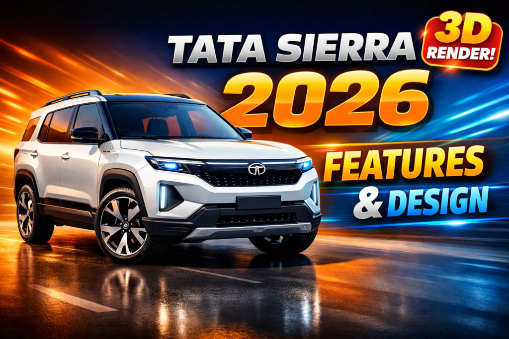 Tata Sierra Latest Model Features and Design 2026