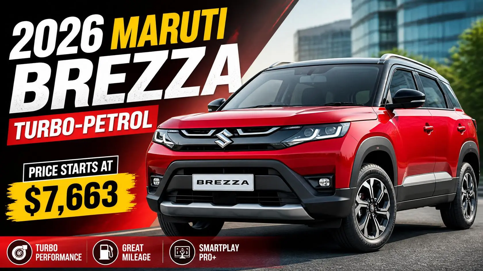 2026 Maruti Brezza Turbo-Petrol launched at 7663$